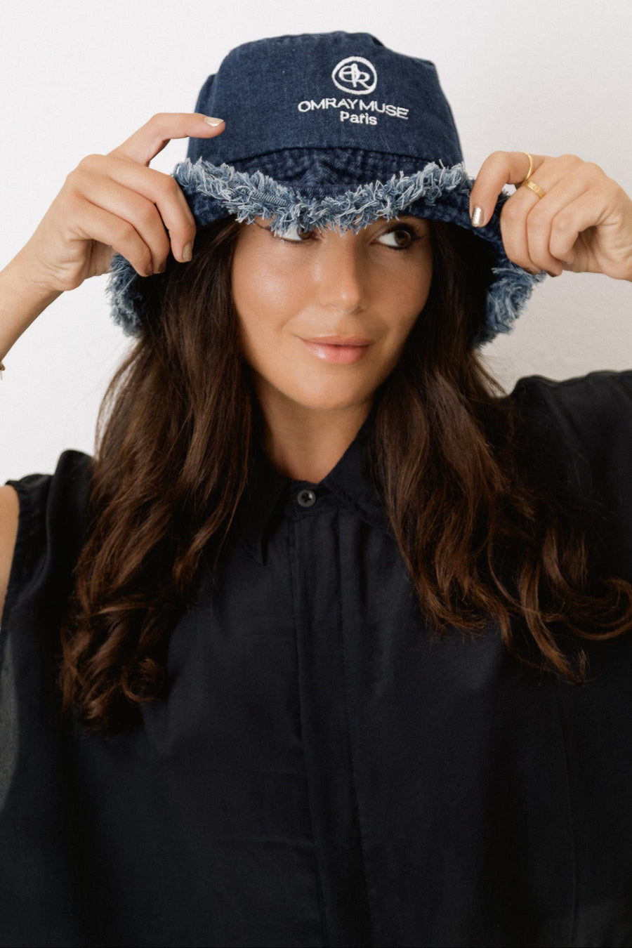 OMRAY Bucket Hat Washed Indigo