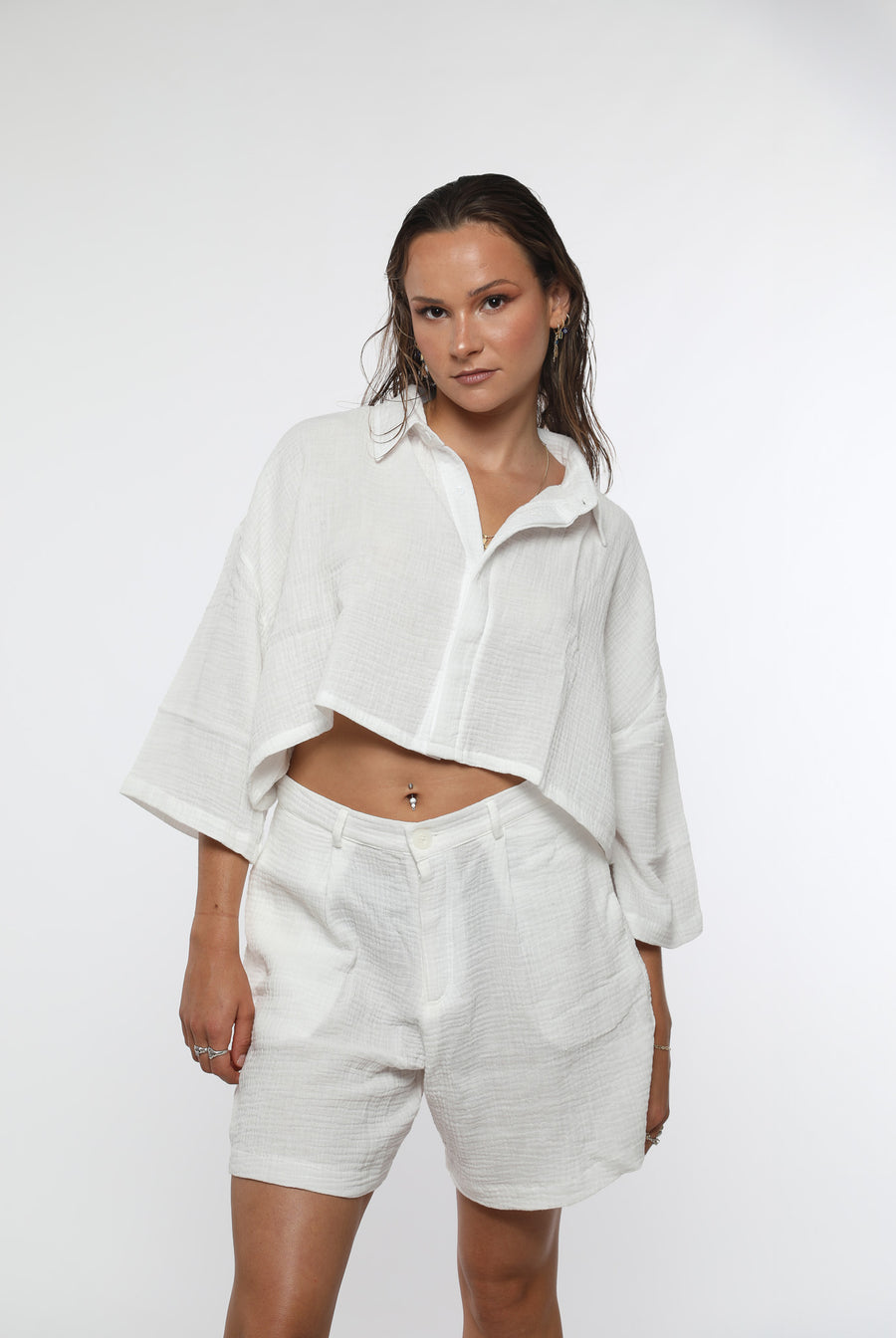 NOBLE Oversize Short WHITE