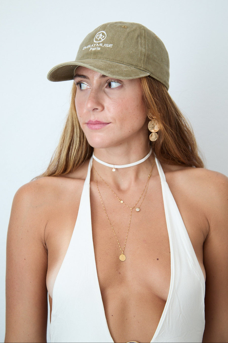 OMRAY MUSE Vintage Cap dark beige