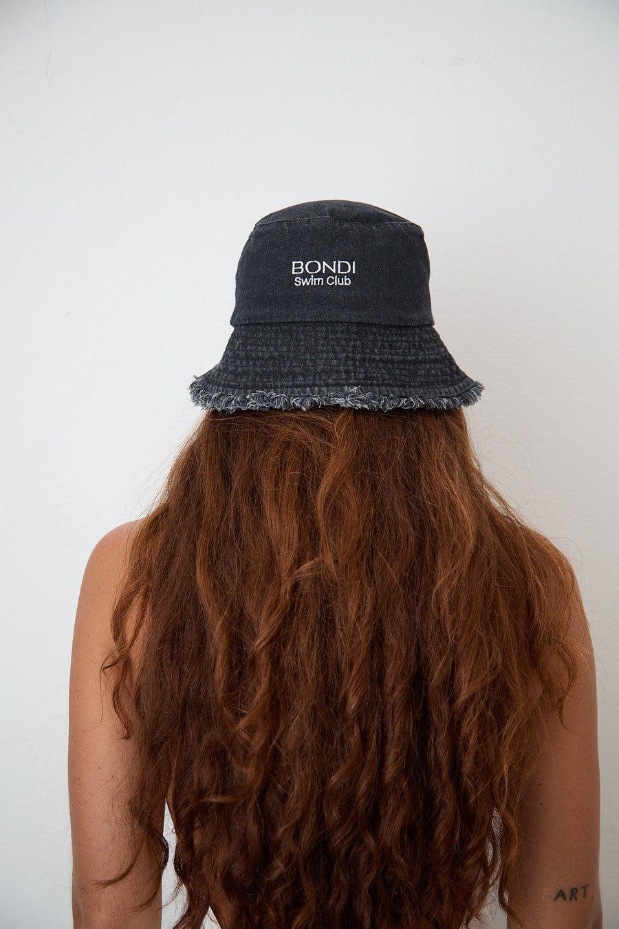 OMRAY Bucket Hat washed denim black