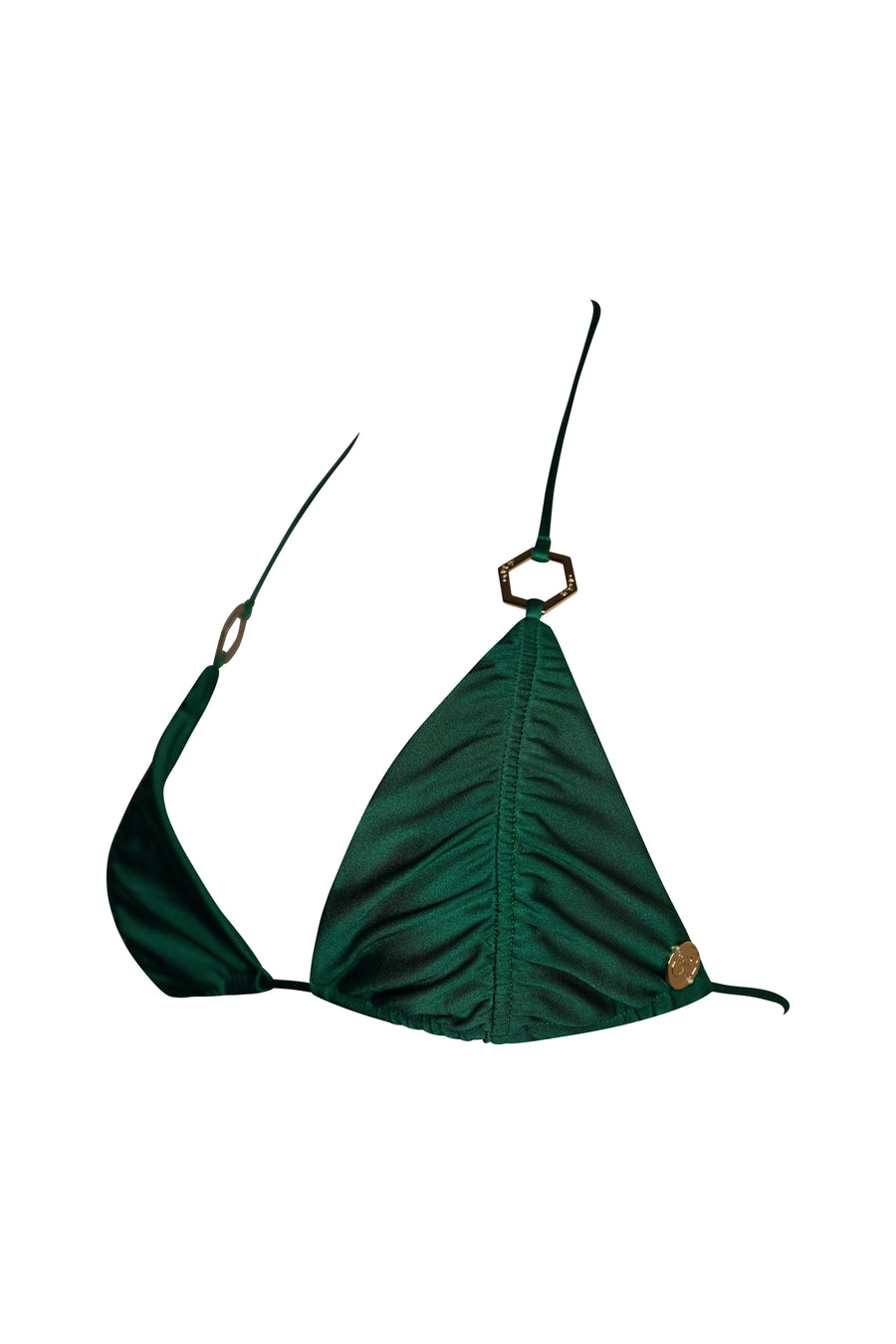 COMTESSE Triangle Bikini Top EMERALD Green