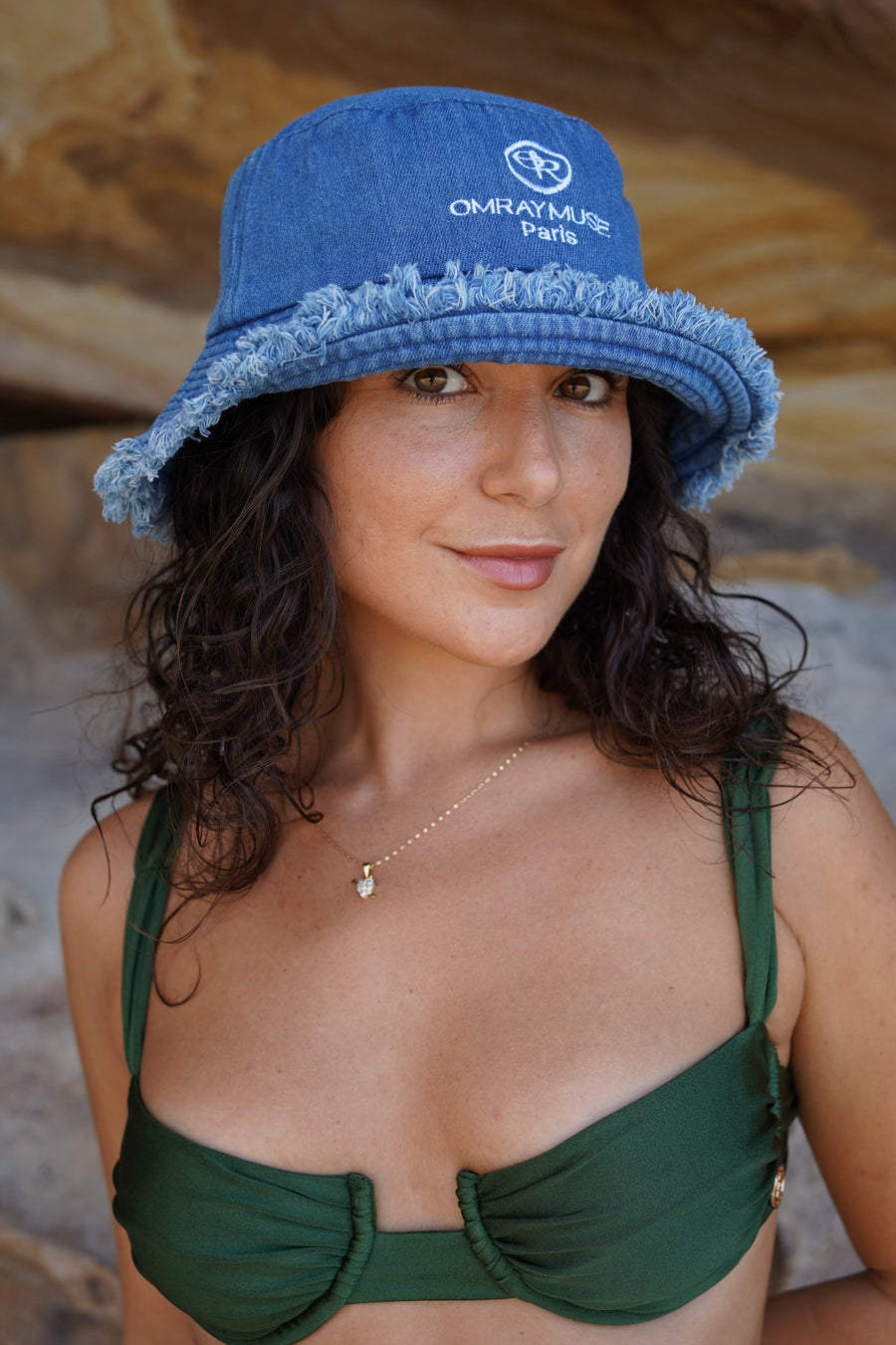 OMRAY Bucket Hat Denim Blue
