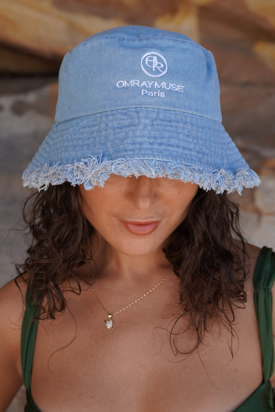 OMRAY Bucket Hat Light Denim Blue