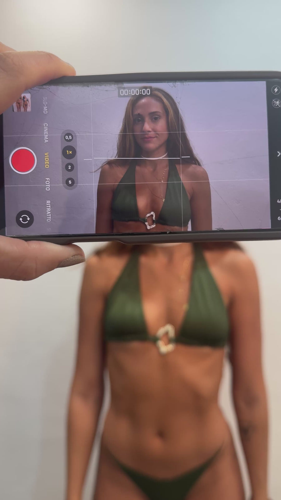 ALMA Bikini Top KHAKI