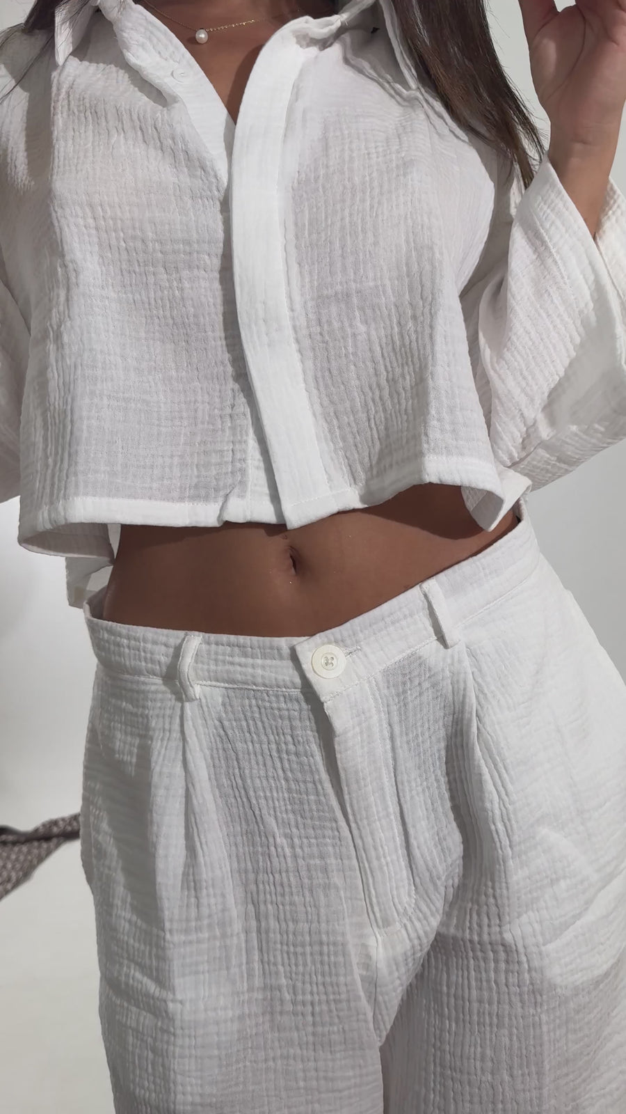 NOBLE Oversize Short WHITE