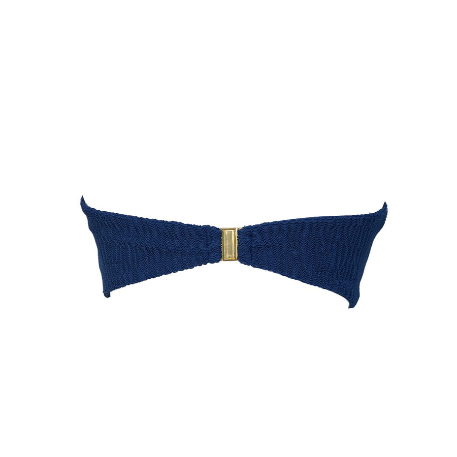 ORSOLA NAVY BANDEAU Bikini Top